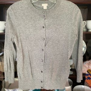 J. Crew gray Clare cardigan